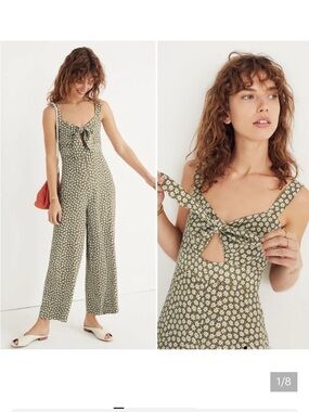 Madewell | Plumeria Cutout Jumpsuit in Mini Daisy Camille Floral Tundra
